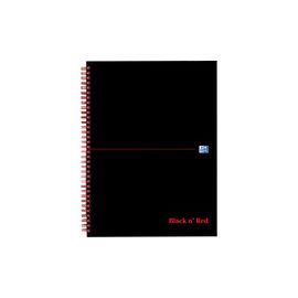 Black n Red Book Wirebound 90gsm Ruled and Perforated 140pp A5 Ref 100080220 [Pack 5]