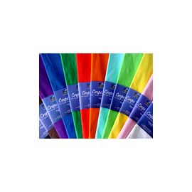 Bright Ideas Crepe Paper 500mm x3 Metres Assorted Pack of 12 BI0568