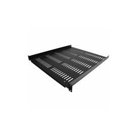 1U Vented Server Rack Cabinet Shelf - Fixed 20" Deep Cantilever Rackmount Tray for 19" Data/AV/Network Enclosure w/Cage Nuts