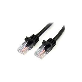 1 m Black Cat5e Snagless RJ45 UTP Patch Cable - 1m Patch Cord