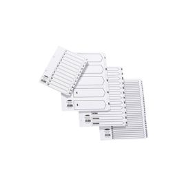 Concord Classic Index 1-100 A4 White Board with Clear Mylar Tabs 05701/CS57