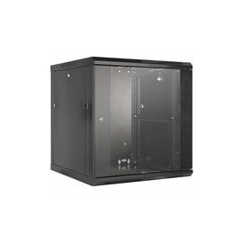 19IN WALLMOUNT CABINET 12U -635X600X450MM ASSEMBLED BLACK