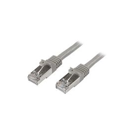 1m Cat6 Patch Cable - Shielded (SFTP) Snagless Gigabit Nework Patch Cable - Gray