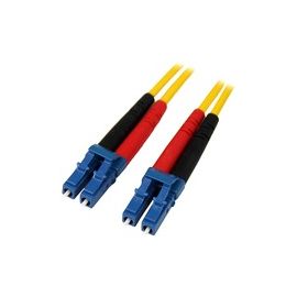 1m Singlemode 9/125 Duplex LC auf LC LWL / Glasfaser-Netzwerkkabel - Gelb