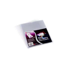 Rexel Nyrex Card Holder A5 Clear Open Top Pack of 25 PGCA5 12060