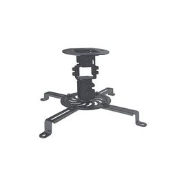 Universal Projector Ceiling Mount. Securely holds most projectors up to 13.5 kg/29.7 lbs. Optimize views with -15  15 tilt, -15  15 swivel, 360 rotate. Easy installation ideal for home, office and commercial applications.  Lifetime Warranty.