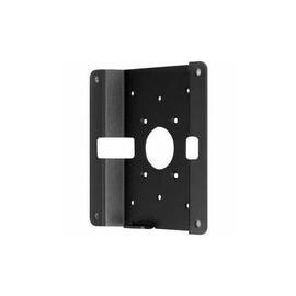 WALL MOUNT BRACKET WITH SECURITY SLOT BLACK