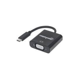 USB 3.1 VGA CONVERTER TYPEC MALE TO VGA FEMALE BLK