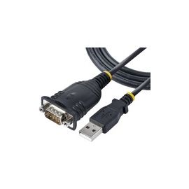 3ft (1m) USB to Serial Cable, DB9 Male RS232 to USB Converter, USB to Serial Adapter, COM Port Adapter with Prolific IC