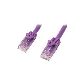 7m Purple Cat5e Patch Cable with Snagless RJ45 Connectors - Long Ethernet Cable - 7 m Cat 5e UTP Cable