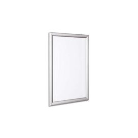 BISILQUE Vitrine d'intérieur compacte CLICK A4 cadre aluminium amovible