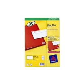 ETICHETTE PER MINI INDIRIZZI 22X12 7 - ETICHETTE X FOGLIO N 48 (25FF.) LASER  (CONF.DA 1200 ETICHETTE)