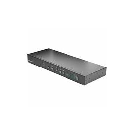 4x4 HDMI Matrix Switch with Audio and Ethernet Control - 4K 60Hz - HDMI Switcher Box for Video Wall - Rack Mountable - With Remote Ethernet & RS232 Control