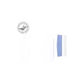 Purely Packaging Gusset Pocket Peel and Seal White 120gsm C5 229x162x25mm (Pk 125)