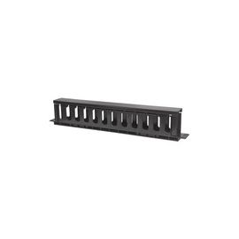 ORGANIZADOR HORIZONTAL CABLES RJ45 RED UTP RACK 19" 1U PLASTICO