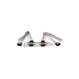 2 Port 16in DB9 Serial Port Bracket to 10 Pin Header