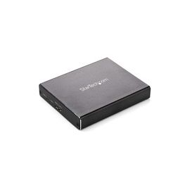 Dual M.2 Enclosure - RAID - M.2 NGFF SATA SSD Enclosure - USB 3.1 (10 Gbps) - USB-C & USB-A External Enclosure - Aluminum
