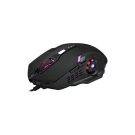 GAMING USB MOUSE LED 2400 DPI- 6 BUTTON ADJUSTABLE DPI BLACK