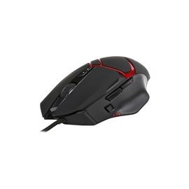 GAMING USB MOUSE LED 3200 DPI- 8 BUTTON ADJUSTABLE DPI BLACK