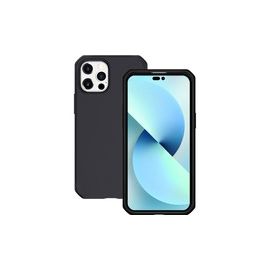 CASE FOR IPHONE 14 PRO SOLID BLACK MAT SOFT BAG 6.1IN