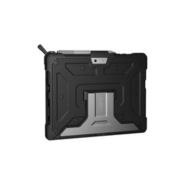 Surface Go Metropolis- Black, Tactile Non Slip Grip- Feather Light- Built In Aluminum Kickstand- Surface Pen Holder- Meets Mil Spec
