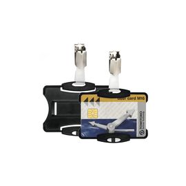 DURABLE SECURITY PASS HLDR BLK PK25 BLK