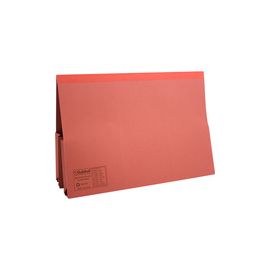 Guildhall Legal Wallet Double Pocket Reinforced Manilla 315gsm 2x35mm Foolscap Red Ref 218-REDZ [Pack 25]