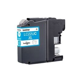 LC-22UC INK CARTRIDGE CYAN F/MFC-J985DW 1200 PGS STD 24711