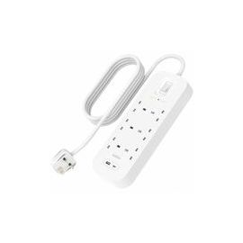 SURGE PROTECTION WITH USB C 6 OUTLET