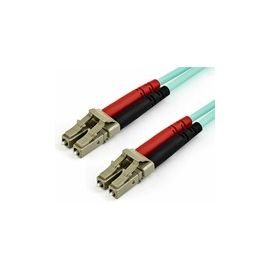 15M Om4 Lc To Lc Multimode Duplex Fiber Optic Patch Cable- Aqua - 50/125 - Fiber Optic Cable - 40/100Gb - Lszh (450Fblclc15)