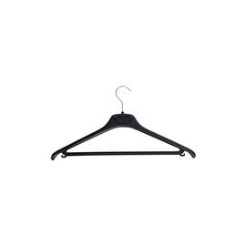FF ALBA PLASTIC COAT HANGER BLACK PK20