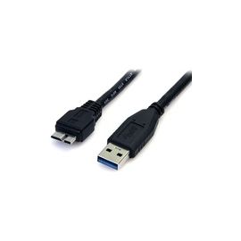 0.5m (1.5ft) Black SuperSpeed USB 3.0 Cable A to Micro B - M/M
