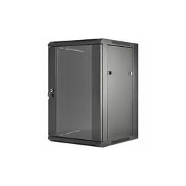 19IN WALLMOUNT CABINET 15U -770X570X450MM FLATPACK BLACK