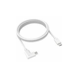 6FT USB-C TO USB-C 90-DEGREE CABLE CHARGE AND DATA WHITE