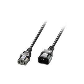 Lindy 0.5m IEC Extension Cable. Black