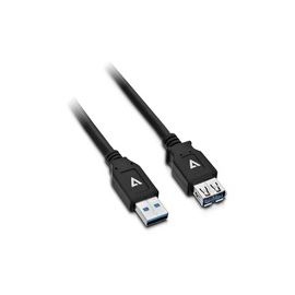 USB3.0A TO A EXT CABLE 2M BLACK