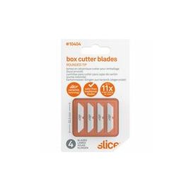 Ceramic Blades,Rounded Tip,Dual,1/20"x1-3/10"x1/4" ,4/PK,WE