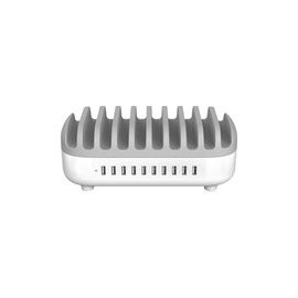 10PORTUSB CHARGIND DOCK STATION WHITE EU PLUGS          IN