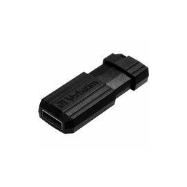 USB 2.0 Drive, Push-Pull Slide, 16GB, Black