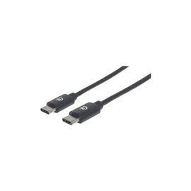 HI-SPEED USB-C CABLE MALE TO TYPE-C MALE 50CM BLCK