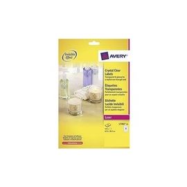ETIKETT CRISTAL CLEAR L7782-25