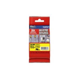Industrial Tape, Laminated, 3/4" , Black/Yellow