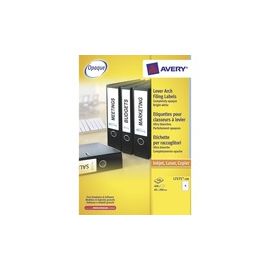 Avery Lever Arch File Label 200x60mm Pack of 100 L7171-100