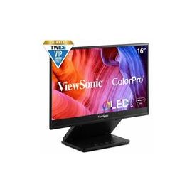 15.6" Portable 1080p OLED Monitor with 60W USB-C and mini-HDMI, and Ergonomic Stand.