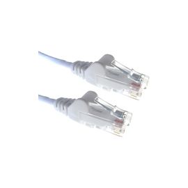 0.5m RJ45 Cat6 UTP LSZH Stranded snagless Network Cable WHITE