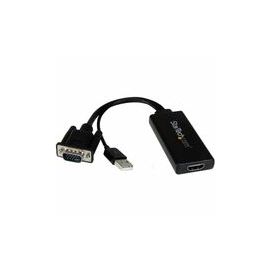VGA to HDMI Adapter with USB Audio & Power