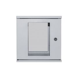 10IN WALLMOUNT CABINET 6U- 320X300X300MM ASSEMBLED GREY