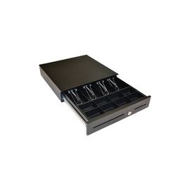 CASH DRAWER BLACK 8 COIN 4 NOTE 410 X 420 X 100 HARDWIRED RJ11