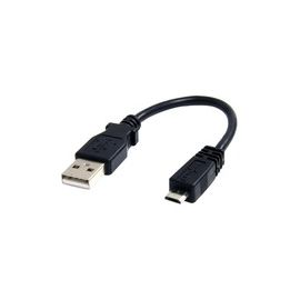 6in Micro USB Cable - A to Micro B