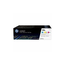 Toner Cartridge, HP128A, 1300 Page Yield, 3/BX, CY/MA/YW